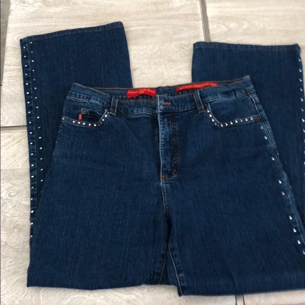 Women’s Tummy Tuck Jeans, Size 12. EUC.